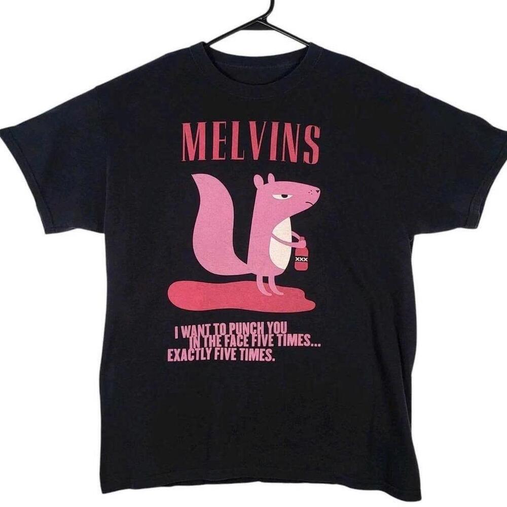 Black And Melvins Cotton T Shirt
